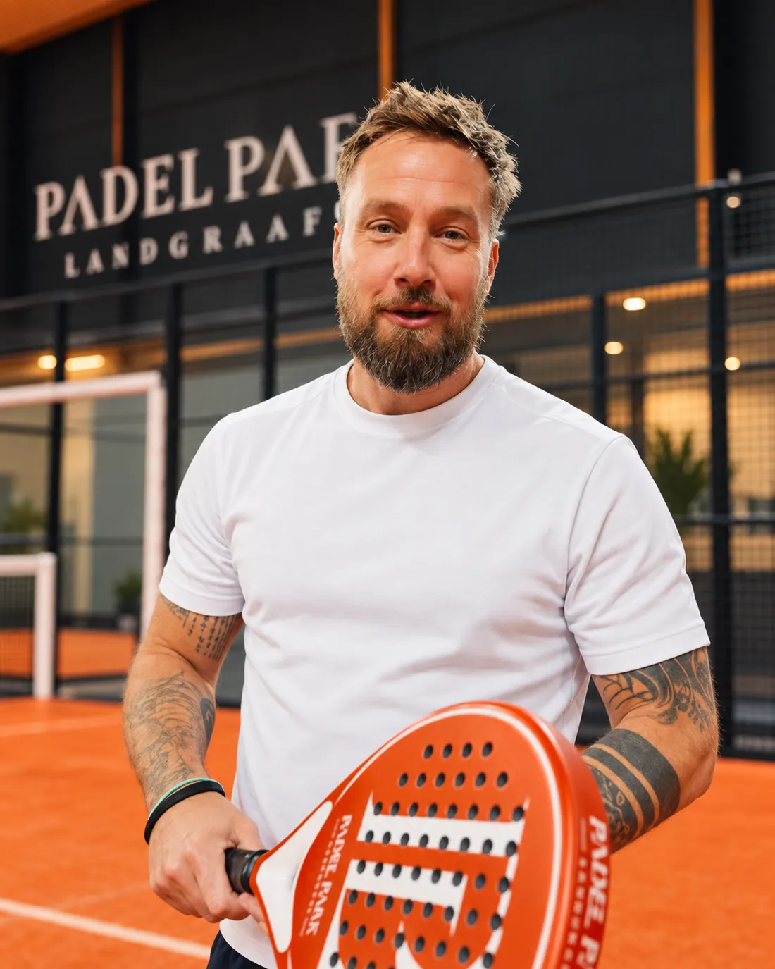 Clubmanager Hans van Padel Park Landgraaf