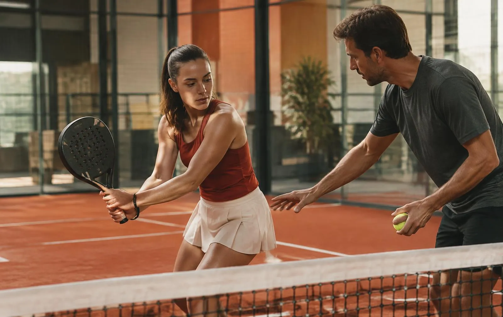 Padel lesson: Lesson packages with a clear structure